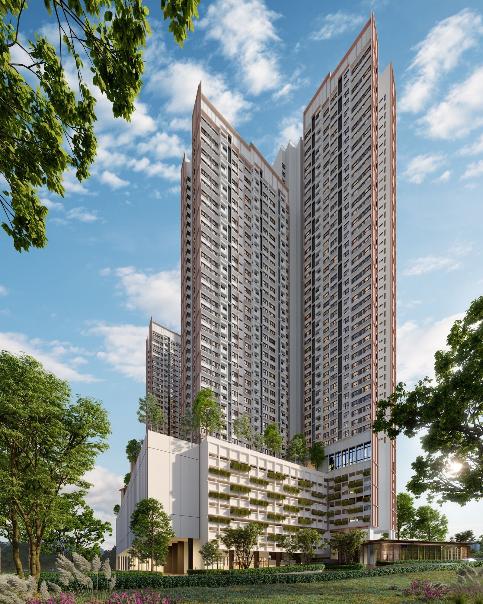 Queenswoodz Bukit Jalil towers, artist's impression