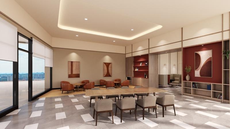 Queenswoodz Bukit Jalil Inspired Lounge (reading room), artist's impression