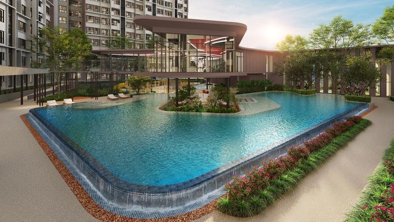 Queenswoodz Bukit Jalil Leisure Pool, artist's impression